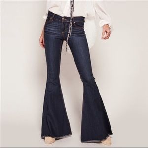 Free People wide leg bell bottoms
